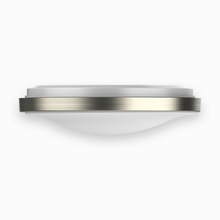 Load image into Gallery viewer, 14 in. Round Brushed Nickel Dimmable Flush Mount Ceiling Light, Single Ring - 1750 Lumens - Power - 25W - 3 Color Switchable (3000K/4000K/5000K) - LEDMyPlace