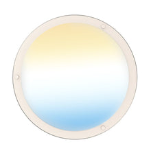 Load image into Gallery viewer, 14 inch Dimmable LED Flush Mount Ceiling Lights, Double Ring, 22W, 1600 Lumens, 2700K/3000K/3500K/4000K/5000K Changeable Ceiling Lights, Brushed Nickel Finish Steel, For Hallway Kitchen Stairwell, ETL Listed - LEDMyPlace