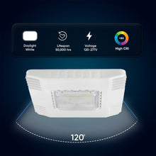 Load image into Gallery viewer, 150 Watt LED Canopy Light, 5700K, 19000LM, AC100 - 277V, DLC Premium Recessed Surface Mount, For High Bay Carport, Gas Stations, Indoor Parking, Underpasses, Loading Docks, Outdoor Area Light - LEDMyPlace