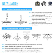Load image into Gallery viewer, 150 Watt LED Canopy Light, 5700K, 19000LM, AC100 - 277V, DLC Premium Recessed Surface Mount, For High Bay Carport, Gas Stations, Indoor Parking, Underpasses, Loading Docks, Outdoor Area Light - LEDMyPlace