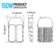 Load image into Gallery viewer, 150 Watt LED Explosion Proof Area Light, STA124 Series, Dimmable, 5000K, 19500LM, AC100 - 277V, IP66, Hazardous Location Lighting Fixtures - LEDMyPlace