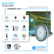 Load image into Gallery viewer, 150 Watt LED Explosion Proof Round High Bay Light, C Series, Non Dimmable, 5000K, 20250LM, AC100 - 277V, IP66, Hazardous Location Lighting Fixtures - LEDMyPlace