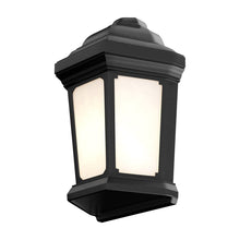 Load image into Gallery viewer, 15W LED Outdoor Wall Sconce lighting Fixtures, 5000K (Daylight White), Textured Black Finish, 800 Lumens, ETL Listed - LEDMyPlace