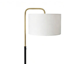 Load image into Gallery viewer, 15″W x 60″H Floor Lamp with White Linen Shade – Black or Brushed Brass Finish - 2 Pack - LEDMyPlace