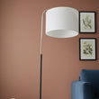 Load image into Gallery viewer, 15″W x 60″H Floor Lamp with White Linen Shade – Black or Brushed Nickel Finish - 2 Pack - LEDMyPlace