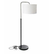Load image into Gallery viewer, 15″W x 60″H Floor Lamp with White Linen Shade – Black or Brushed Nickel Finish - 2 Pack - LEDMyPlace