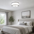 Load image into Gallery viewer, 16 in. LED Flush Mount Ceiling Lights, 26W, 1142 Lumens, 5000K, 120 V, 90+ CRI, Dimmable, Brush Nickel Finish - LEDMyPlace
