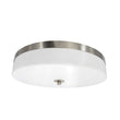 Load image into Gallery viewer, 16″Dia x 3.625″H LED Ceiling Light with Frosted White Acrylic Shade – Brushed Nickel Finish - LEDMyPlace