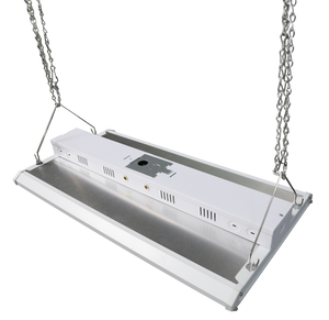 2FT Linear LED High Bay Light 105W/135W/165W Wattage Adjustable, 4000k/5000K/6500K CCT Changeable, Dip Switch, 0-10V Dim, 120-277V Input Voltage, ETL, DLC 5.1 Listed