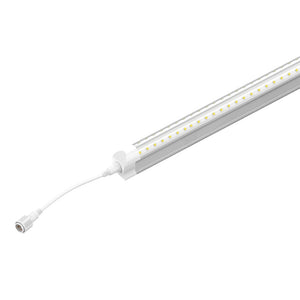 T8 5ft LED Freezer/Cooler Tube Light, V Shape, 32W 5000K, Clear, Refrigerator LED Light - Walk-in Cooler Light