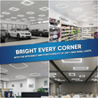 Load image into Gallery viewer, 2 ft. x 2 ft. LED T - Bar Panel Light, 20W/30W/40W Wattage adjustable, 3000K/4000K/5000K CCT Changeable, 4800LM, >80 CRI, Dimmable, ETL, DLC Listed, For Offices, Schools, Hospitality, Retail - LEDMyPlace