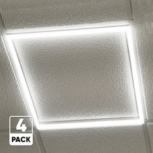 Load image into Gallery viewer, 2 ft. x 2 ft. LED T - Bar Panel Light, 20W/30W/40W Wattage adjustable, 3000K/4000K/5000K CCT Changeable, 4800LM, >80 CRI, Dimmable, ETL, DLC Listed, For Offices, Schools, Hospitality, Retail - LEDMyPlace