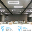 Load image into Gallery viewer, 2 ft. x 4 ft. LED T - Bar Panel Light, 40W/50W/60W Wattage Adjustable, 3000K/4000K/5000K CCT Changeable, Dimmable, 6600LM, ETL &amp; DLC Listed, Perfect For Offices, Schools, Hospitals - LEDMyPlace