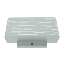 Load image into Gallery viewer, 2 - Light, 14"W Bedside Headboard Light, Rectangular Shape, Material: Metal + Acrylic, Twinkle Glossy Finish, 110V, ETL, w/ on/off Rocker Switch, Wall Mounted Light - LEDMyPlace
