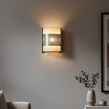 Load image into Gallery viewer, 2 - Light Brushed Nickel Wall Sconce, White Glass shade, Dimension: W10"xH11.75"xE4" - LEDMyPlace