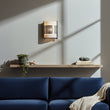 Load image into Gallery viewer, 2 - Light Brushed Nickel Wall Sconce, White Glass shade, Dimension: W10"xH11.75"xE4" - LEDMyPlace