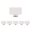 Load image into Gallery viewer, 2 - Light, Wall Sconce for Bedroom with 2 Switch, 2 USB, 2 Type C &amp; 1 Outlet, White Fabric / Acrylic Shade, Wall Mounted Lamps for Hotel, Corridor and Restaurant - LEDMyPlace