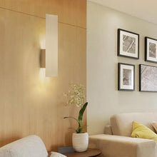 Load image into Gallery viewer, 2 - Lights, Decorative Wall Sconce with Frosted Glass Diffuser, Dimension W 5 x H 20 x E 3.5 Inch - LEDMyPlace