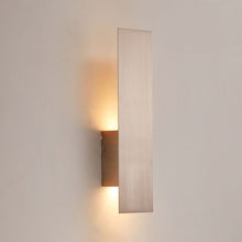 Load image into Gallery viewer, 2-Lights, Decorative Wall Sconce with Frosted Glass Diffuser, Dimension W 5 x H 20 x E 3.5 Inch