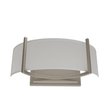 Load image into Gallery viewer, 2 - Lights, Flush Mounted Wall Sconce, 120 Volt, Dimmable, Brushed Nickel / Slate Gray Fabric, Hardwired - LEDMyPlace