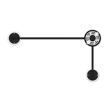 Load image into Gallery viewer, 2 - Lights, LED Wall Sconce Light 6W/Head, 3000K, 300LM/Head, Integrated LED Light Combination, 120V Dimmable, Matte Black Body Finish - LEDMyPlace