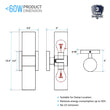 Load image into Gallery viewer, 2 - Lights, Wall Sconce with White Glass Shade, Brushed Brass Finish, Dim: L13.5"xW4.45"xE5", Hallway Light Fixtures - LEDMyPlace