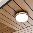 Load image into Gallery viewer, 20W LED Flush Mount Ceiling Light, CCT Changeable (3000/4000/5000K), 1200LM, Hallway Light Fixtures, Dimmable, Matte Black, for Bedroom Kitchen Stairwell Entryway - LEDMyPlace