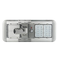 Load image into Gallery viewer, 20W Outdoor LED Solar Street Light, 5700K, 2500LM, 18VDC, IP66, Adjustable Mount, Silver - LEDMyPlace