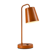 Load image into Gallery viewer, 22" Metal Task Lamp, E26 1 x 60W (Bulb Not Included), Material Iron, Finish/color - Orange - LEDMyPlace