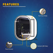 Load image into Gallery viewer, 24 in. X 36 in. LED Lighted Bathroom Mirror with Gold Frame, Touch Sensor Switch and CCT Remembrance, CRI 90+, Evo Style - LEDMyPlace