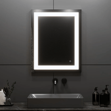 Load image into Gallery viewer, 24 in. X 36 in. LED Lighted Bathroom Vanity Mirror, Adjustable Color Temperature &amp; Remembrance, Touch Button, CRI 90+, Anti - Fog, Inner Window Style - LEDMyPlace