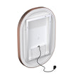 Load image into Gallery viewer, 24 in. X 36 in. LED Lighted Bathroom Vanity Mirror with Rose Gold Frame, Anti - Fog, CRI 90+, Adjustable Color Temperature &amp; Remembrance, Lighted Makeup Mirrors, Evo Style - LEDMyPlace