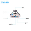 Load image into Gallery viewer, 25W LED Ring Semi - Flushmount Light, 3000K (Warm White), Brushed Nickel Finish, 1450 Lumens, Triac Dimmable, ETL Listed - LEDMyPlace