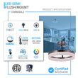 Load image into Gallery viewer, 25W LED Ring Semi - Flushmount Light, 3000K (Warm White), Brushed Nickel Finish, 1450 Lumens, Triac Dimmable, ETL Listed - LEDMyPlace