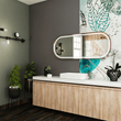 Load image into Gallery viewer, 26 in. X 63 in. LED Lighted Bathroom Vanity Mirror with Rose Gold Frame, CRI 90+, Anti - Fog Adjustable Color Temperature &amp; Remembrance, Lighted Makeup Mirrors, Realx Style - LEDMyPlace