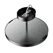 Load image into Gallery viewer, 28W Round Shape LED Semi Flush Mount Ceiling Lights, Matte Black Finish with White Acrylic Shade, 1950LM, Dimmable - LEDMyPlace
