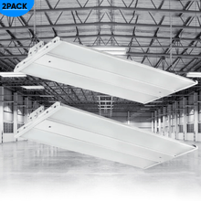 Load image into Gallery viewer, 2FT LED Linear High Bay Shop Light, 110W, 5700K, 15000LM, 120 - 277VAC, 0 - 10V Dim, UL DLC Listed, Linear Hanging Light for Warehouse Workshops - 2 Pack - LEDMyPlace