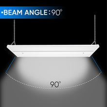 Load image into Gallery viewer, 2FT LED Linear High Bay Shop Light, 110W, 5700K, 15000LM, 120 - 277VAC, 0 - 10V Dim, UL DLC Listed, Linear Hanging Light for Warehouse Workshops - 2 Pack - LEDMyPlace