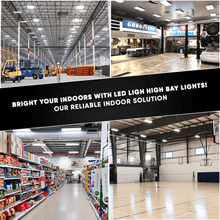 Load image into Gallery viewer, 2FT Linear LED High Bay Light 105W/135W/165W Wattage Adjustable, 4000k/5000K/6500K CCT Changeable, Dip Switch, 0 - 10V Dim, 120 - 277V Input Voltage, ETL, DLC 5.1 Listed - LEDMyPlace