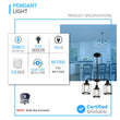 Load image into Gallery viewer, 3 - Light Birdcage Chandelier Lighting Fixture, Kitchen Island Light Fixtures, Matte Black Finish, E26 Base, 3 Years Warranty - LEDMyPlace