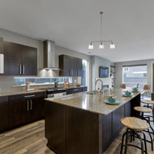 Load image into Gallery viewer, 3 - Lights Bell Shape Kitchen Island Pendant Lighting, Clear Glass Shade, E26 Base, UL Listed - LEDMyPlace