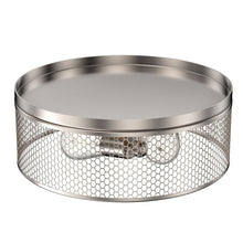Load image into Gallery viewer, 3 - Lights Cage Style Flush Mount Fixture, Drum Shape, E26 Base, UL Listed, 3 Years Warranty - LEDMyPlace