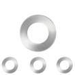 Load image into Gallery viewer, 3 - Pack Trim Only For Magnetic LED Puck Light, Brushed Nickel - LEDMyPlace