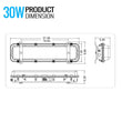 Load image into Gallery viewer, 30 Watt 2FT LED Explosion Proof Vapor Proof Light, R Series, Dimmable, 5000K, 4200LM, AC100 - 277V, IP66, Hazardous Location Lighting Fixtures - LEDMyPlace