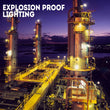 Load image into Gallery viewer, 300 Watt LED Explosion Proof Round High Bay Light, B Series, Dimmable, 5000K, 42000LM, AC100 - 277V, IP66, Ideal for Oil &amp; Gas Refineries, Drilling Rigs, Petrochemical Facilities - LEDMyPlace
