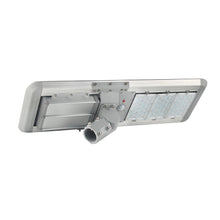 Load image into Gallery viewer, 30W Outdoor LED Solar Street Light, 5700K, 3800LM, IP66, 18VDC, Adjustable Mount, Silver, Solar Powered Security Light, For Parking Lot, Yard, Garden, Street, Deck - LEDMyPlace