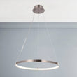 Load image into Gallery viewer, 30W Round LED Pendant Light, Brushed Nickel Finish, Dimmable, 3000K (Warm White), 2900 Lumens, ETL Listed - LEDMyPlace
