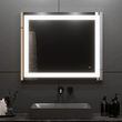 Load image into Gallery viewer, 36 in. X 36 in. LED Lighted Bathroom Vanity Mirror, Anti Fog, CRI 90+, Adjustable Color Temperature &amp; Remembrance, Makeup Mirror, Touch Button, Inner Window Style - LEDMyPlace