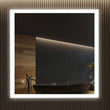 Load image into Gallery viewer, 36 in. x 36 in. LED Lighted Bathroom Vanity Mirror, Anti - Fog, Touch Button, Adjustable Color Temperature &amp; Remembrance, Wall Mounted Makeup Mirror, CRI 90+, Window Style - LEDMyPlace