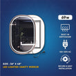 Load image into Gallery viewer, 36 in. x 48 in. LED Lighted Bathroom Vanity Mirror, Anti - Fog, CRI 90+, Adjustable Color Temperature &amp; Remembrance, Lighted Makeup Mirrors, Neu - U Style - LEDMyPlace